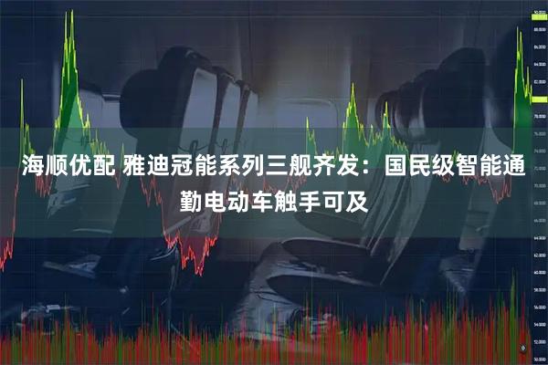 海顺优配 雅迪冠能系列三舰齐发：国民级智能通勤电动车触手可及