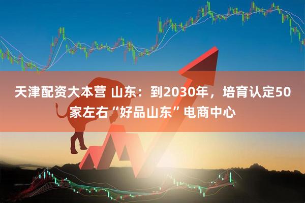 天津配资大本营 山东：到2030年，培育认定50家左右“好品山东”电商中心